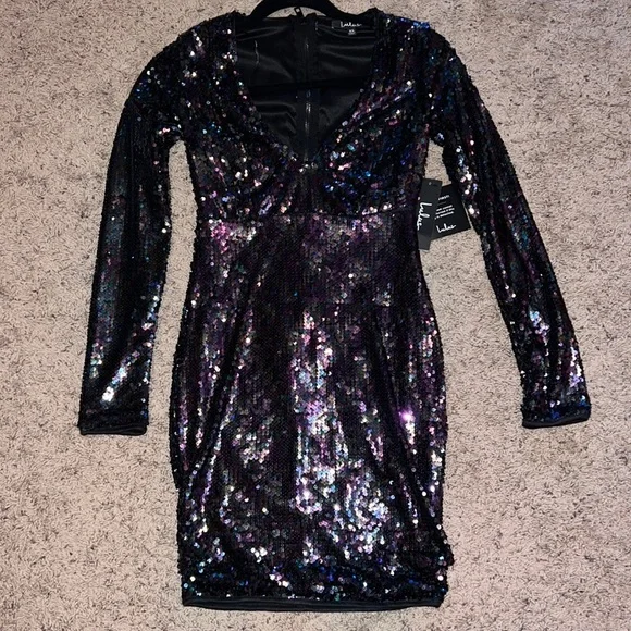 Lulus | Dresses | Lulus Blue Purple Sequin Longsleeve Bodycon Dress | Poshmark Lulus | Dresses | Lulus Blue Purple Sequin Longsleeve Bodycon Dress | Poshmark